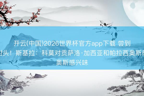 开云(中国)2026世界杯官方app下载 尝到帕斯甜头！斯基拉：科莫对贡萨洛·加西亚和帕拉西奥斯感兴味